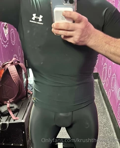 Working out in lycra turns me on