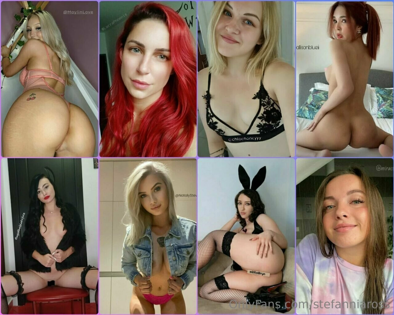 stefanniaross - Best titties ad maylinlove larraphoenix chloehoneyyy allisonblueii 