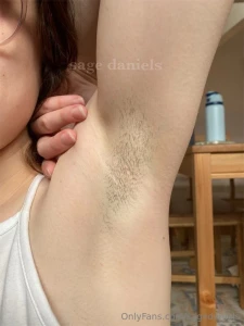 My armpits have a little bit of stubble right now wanted to share with