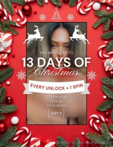 13 days of christmas day 3 every unlock 1 spin sorry baby these part 1