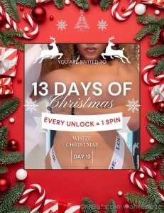 13 days of christmas day 12 every unlock 1 spin i m dreaming of a