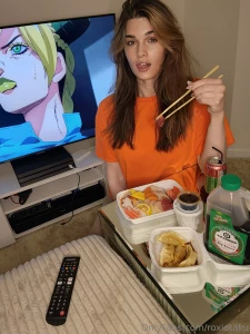 Peak night-in couch sushi amp anime i promise that piece of tuna made part 2