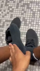 Taking off my shoes gym asmr