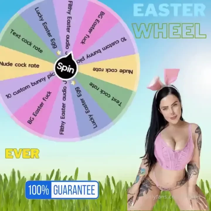 Your personal slutty easter bunny is here with a basket full of 
