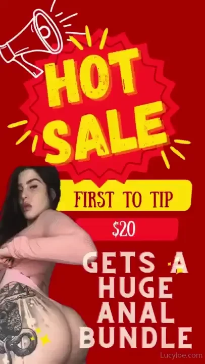 First to drop a 20 tip gets my anal bundle 