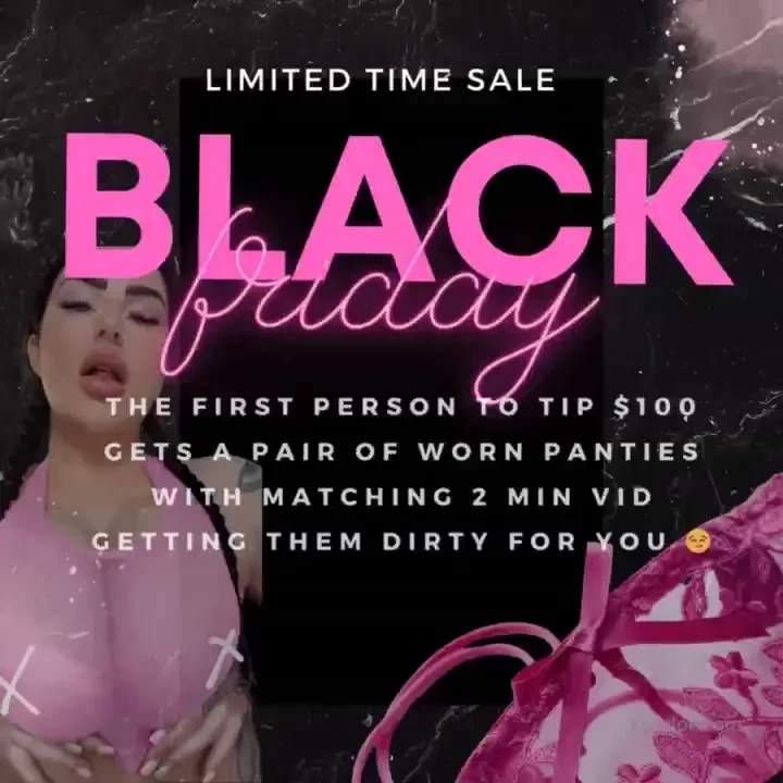 Worn panties amp 2 min vid one fan only gets this deal my worn panties 