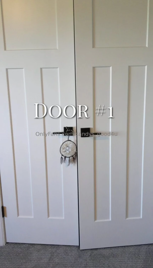 Good luck and have fun playing the monty hall problem behind one door 