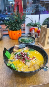 Today i treated myself to a cozy little ramen spot i went for