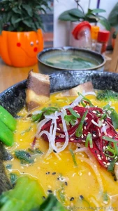 Today i treated myself to a cozy little ramen spot i went for part 1