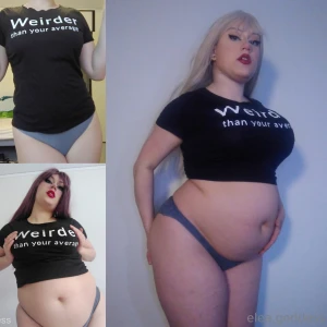 Getting this fat isn t the easiest way to crop a shirt but it is the part 1