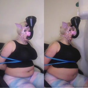 Filled up with high fat cream with no choice but to swallow