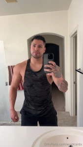 Workout complete time to unwind strip down enjoy a refreshing shower