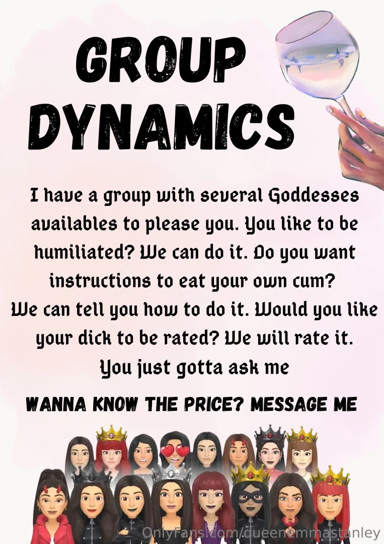 Didn t you know this your favorites goddesses has a group to do this 