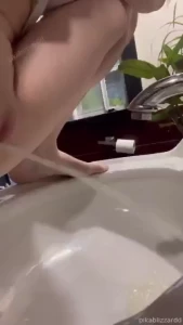 Honestly peeing in the sink has become a real turn on do you love it