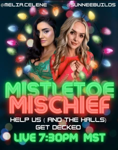 This is going to be so much fun join us live as we get festive with