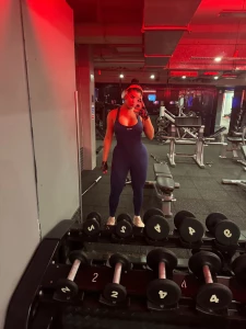 Breaking a sweat but still lookin this good