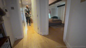 He showed up right when i was about to take a shower i didn t even