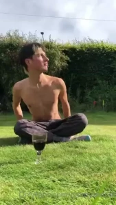 Nice 8 min video of me rolling around in the grass with a lot of ass