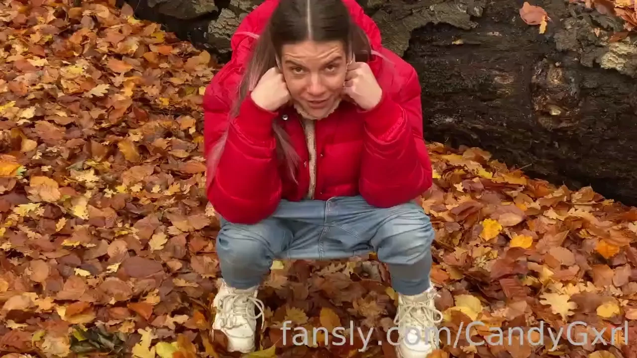 It s fall perfect for peeing in the woods and i just looove being 