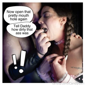 Ass 2 mouth daddysdoll asstomouth buttplug comic collar babygirl part 5
