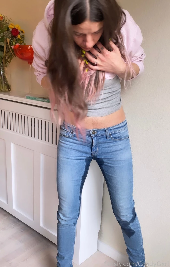 4 43 minutes of me wetting myself in jeans and cute little panties part 1 