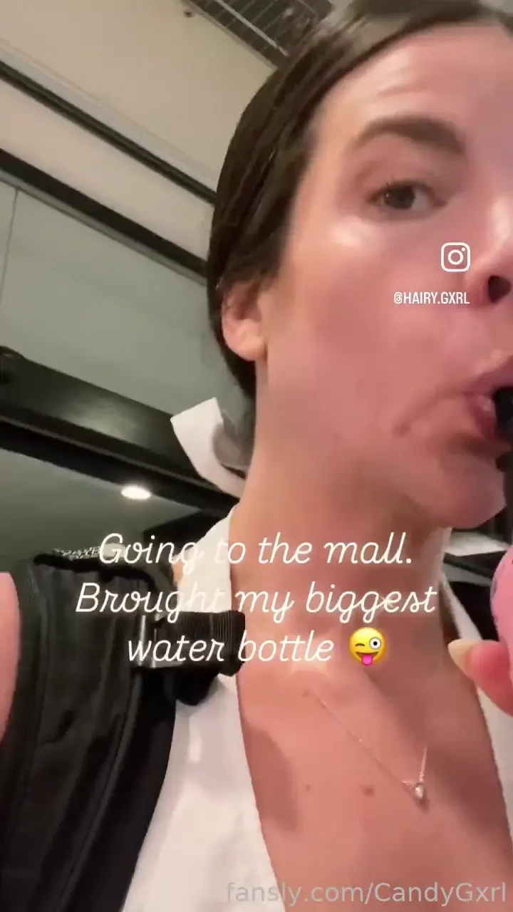 Went to the mall today - and i brought my biggest water bottle wanna 