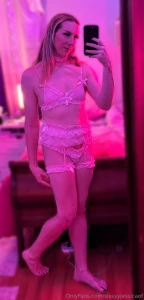 Pink lingerie makes me feel like a slutty girl part 3