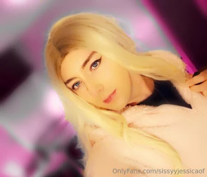 Pink hoodie blue eyes