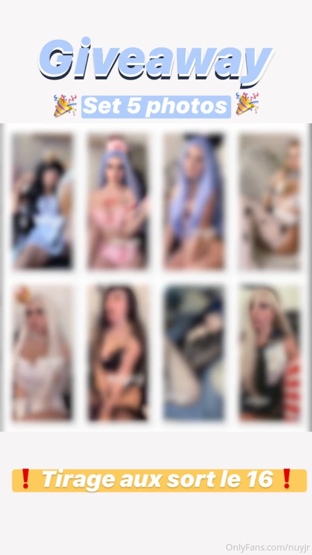 Premier giveaway et pas le dernier pour participer -aime ce post 