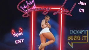 Let s get naughty tonight i m going live at 8 pm est i hope to see you