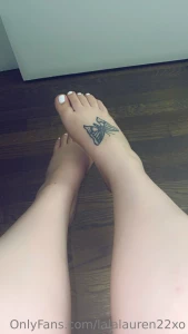 Summer time means white toes