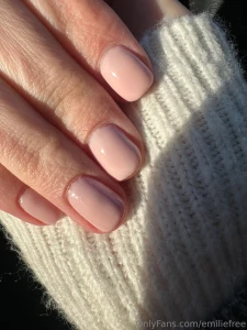 I got a new manicure and pedicure today i like the nude colors do you