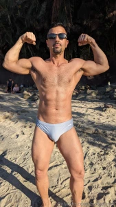 Dad finally made it to the beach part 1