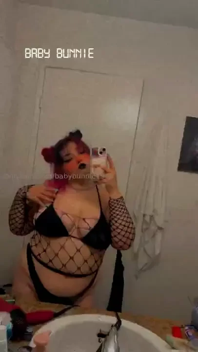 Your egirl girlfriend take her fishnet bikini off for you then rides part 11 