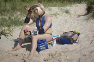 Here s a free fallout beach photo set for you guys stay hydration part 3