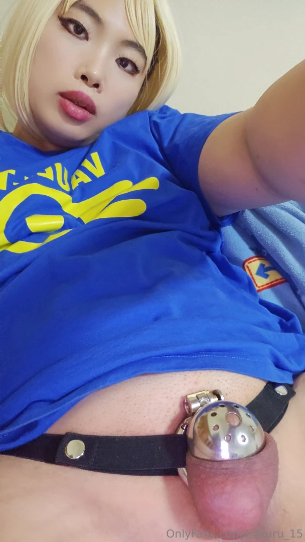 I hope you guys like my chastity cage with my belt on tips are super part 8 