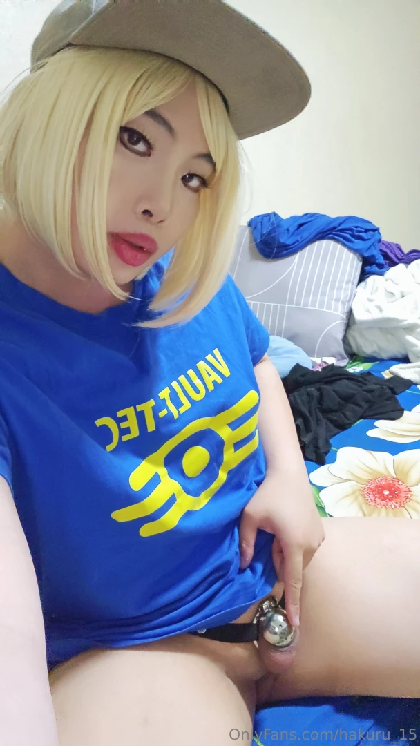 I hope you guys like my chastity cage with my belt on tips are super part 1 