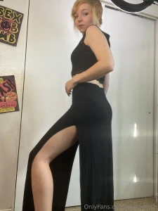 I got a new skirt what do you think it shows off a lot of leg lol part 5