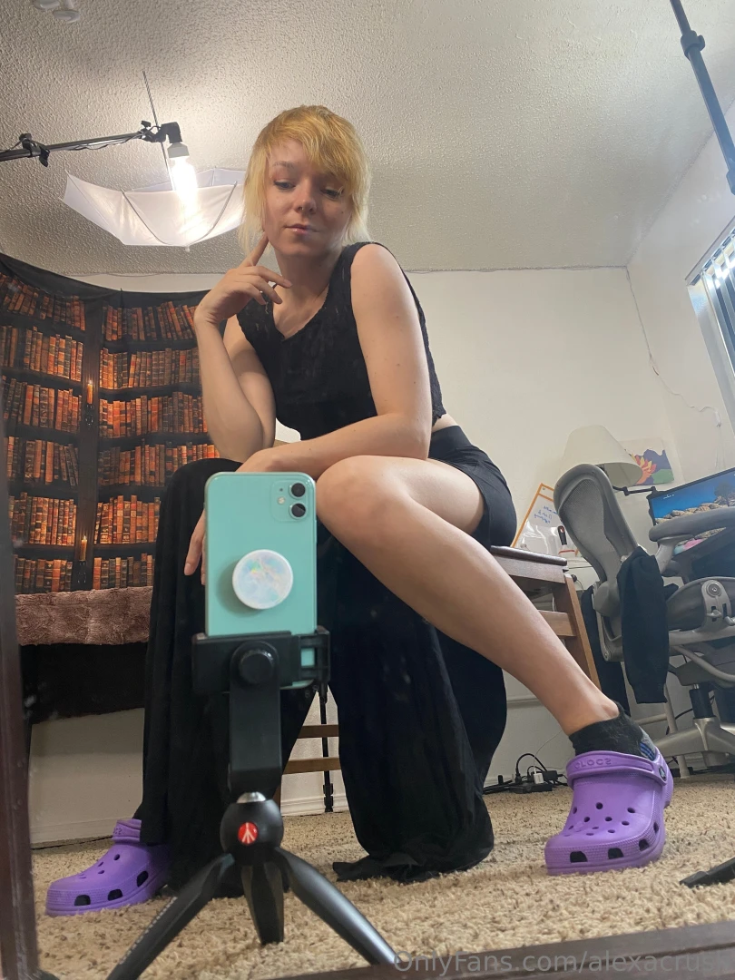 I got a new skirt what do you think it shows off a lot of leg lol part 3 