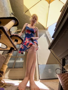 Might be wearing panties might not