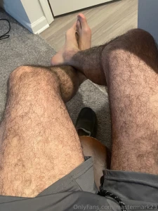 Too bad i can t head scissor you in these hairy legs for you to pass