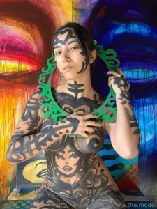 A living piece of art the best part was walking home with artwork