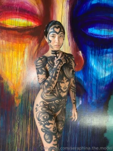 A living piece of art the best part was walking home with artwork part 2