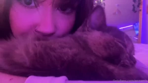 Say hi to my little pussy cat