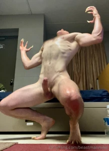 Howling loud as i feel the pressure in my cock build and i blow my hot