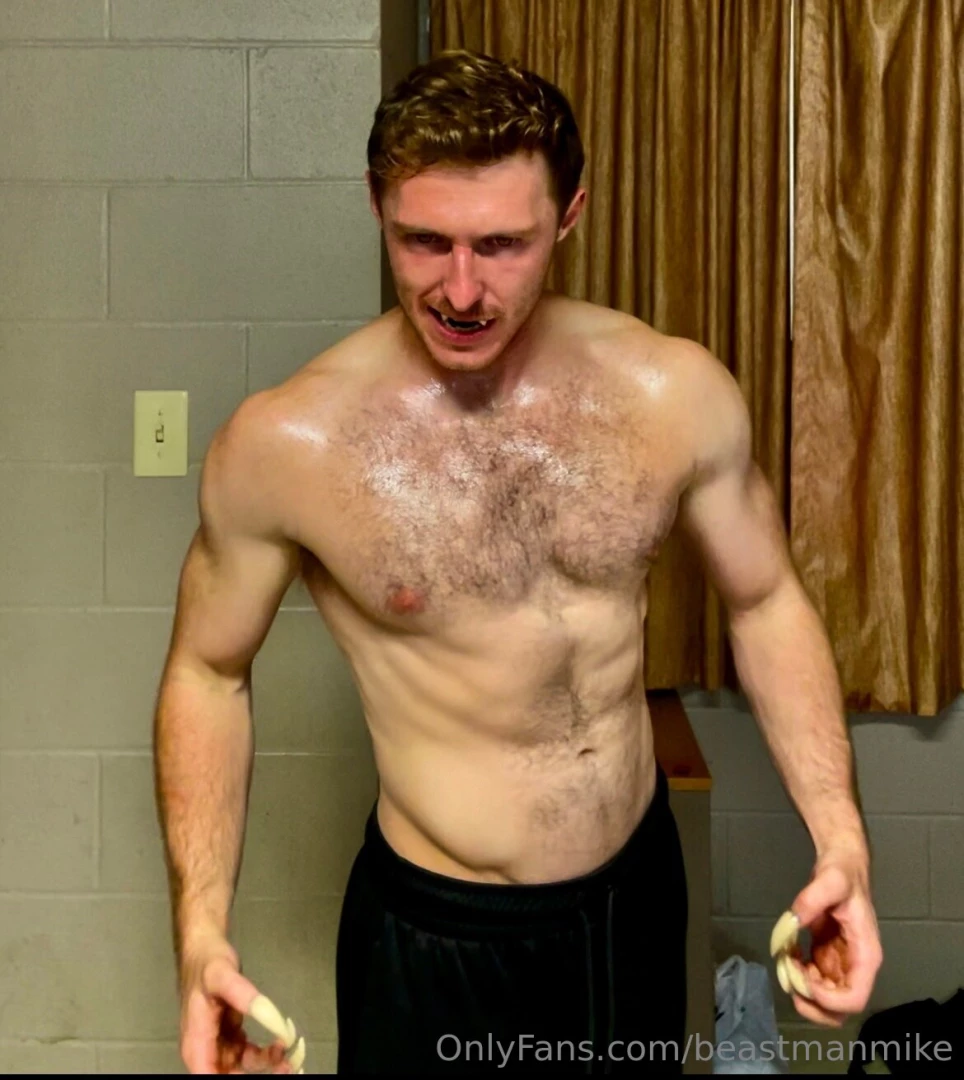 Having some sweaty fun transforming into a monster part 1 