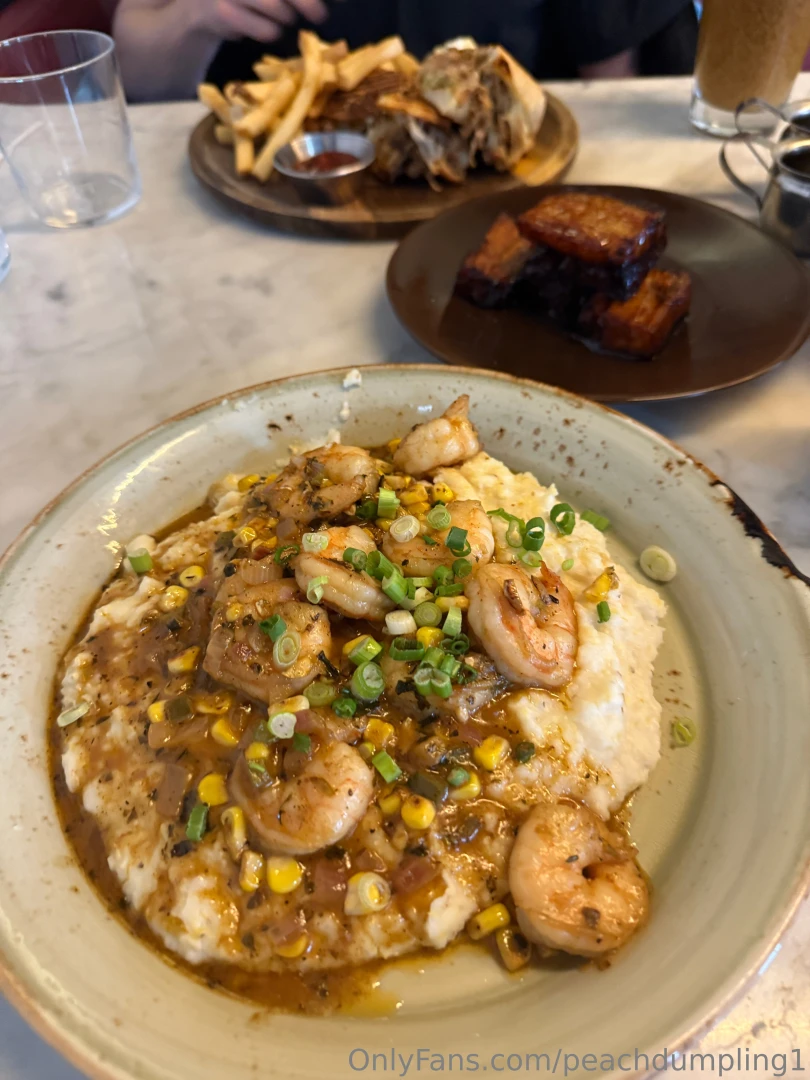 First time trying shrimp n grits 