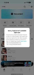 Noooo my favorite editing platform is banned do i just upload my raw