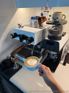 Swipe for post hot yoga coffee