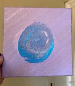 Body painting transferred to canvas part 3